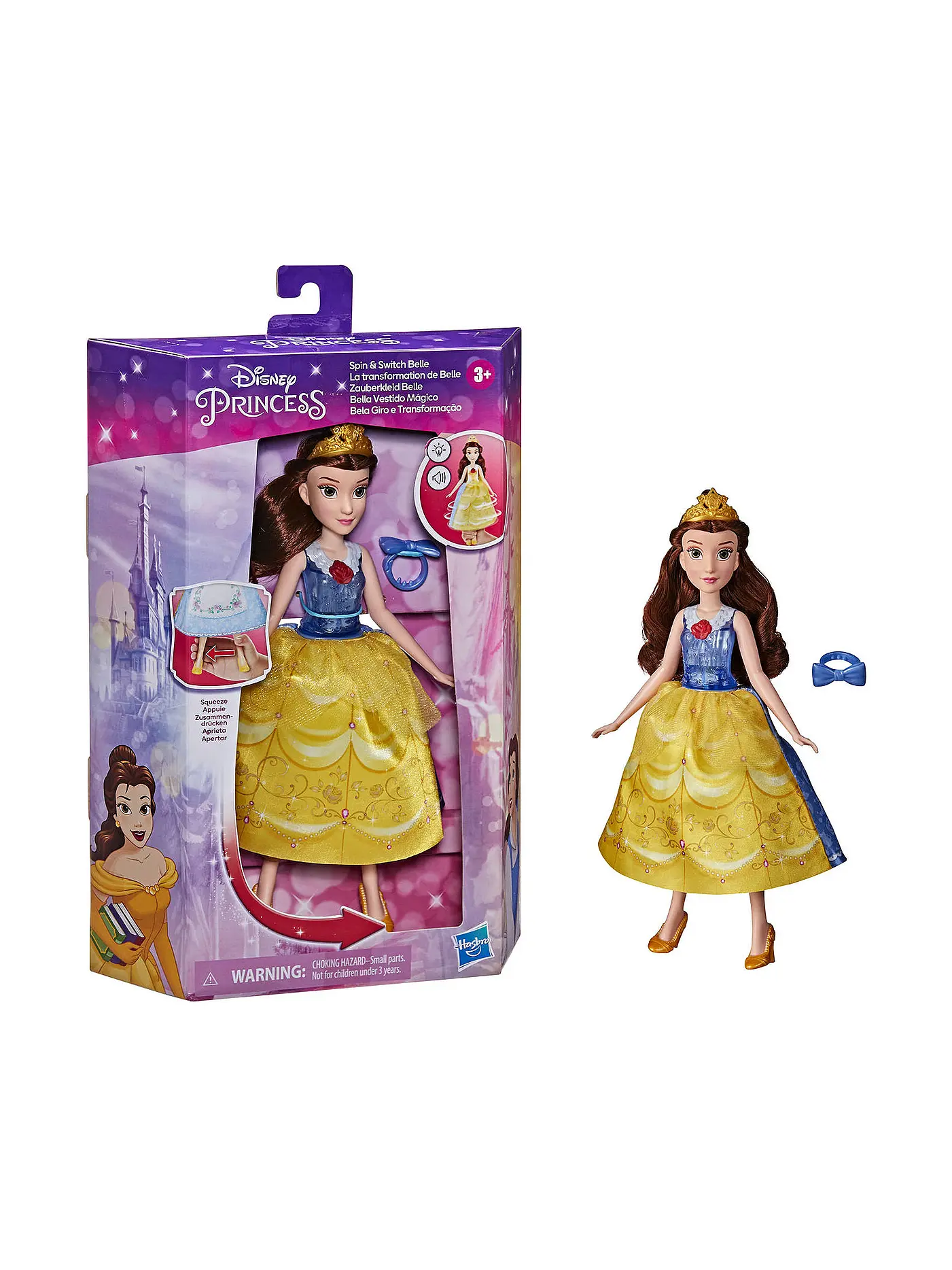 HASBRO | Disney Prinzessin Zauber Kleid Spin and Switch | 